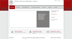 Desktop Screenshot of fshmn.uni-pr.edu