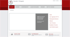 Desktop Screenshot of filologjia.uni-pr.edu
