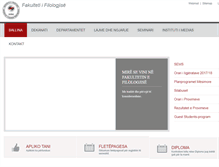 Tablet Screenshot of filologjia.uni-pr.edu