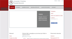 Desktop Screenshot of ekonomiku.uni-pr.edu