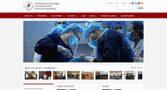 Desktop Screenshot of mjekesia.uni-pr.edu