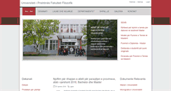 Desktop Screenshot of filozofiku.uni-pr.edu