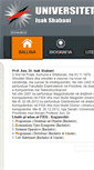 Mobile Screenshot of isakshabani.uni-pr.edu